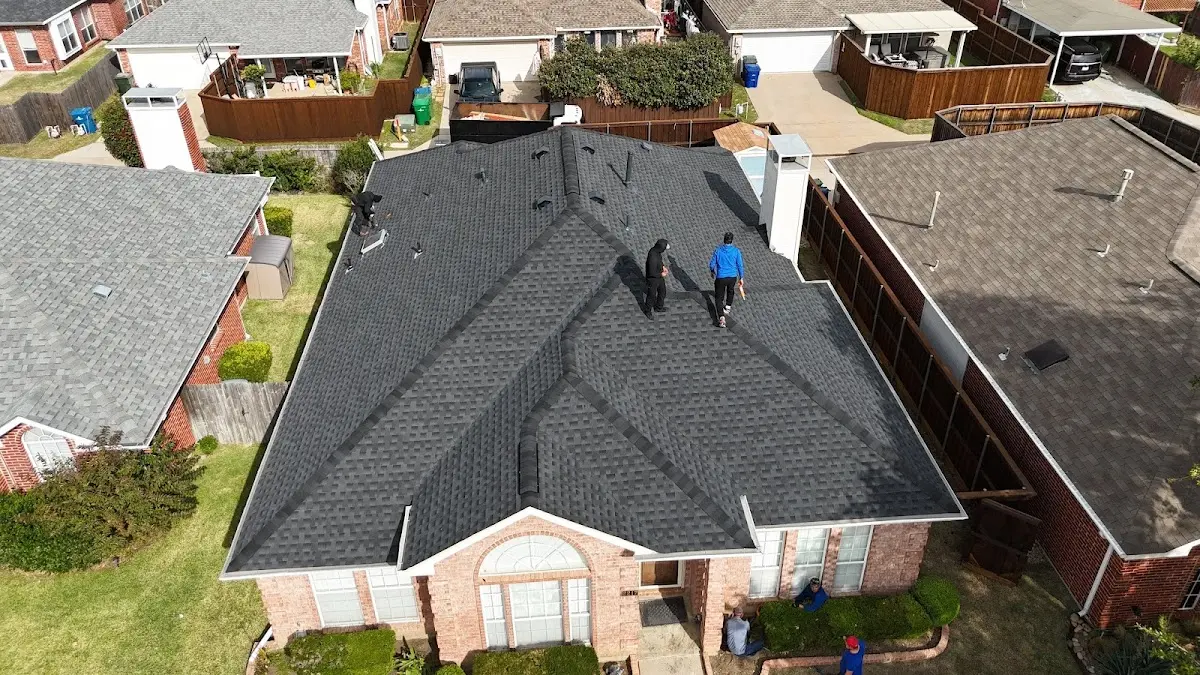 Slate & Tile Roof Repair work in progress on a Milton property